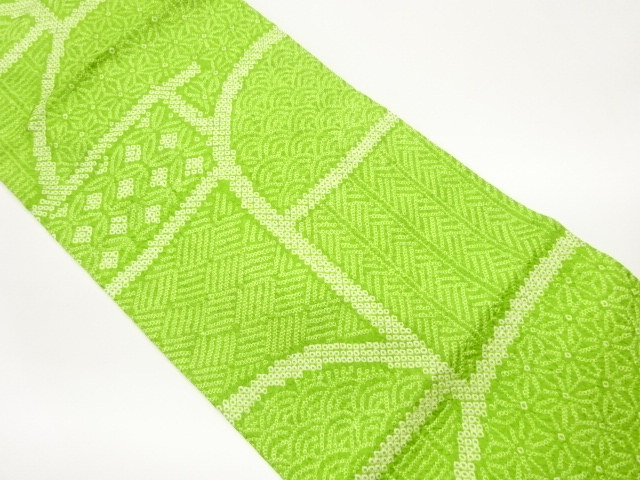 絞り幾何学模様名古屋帯